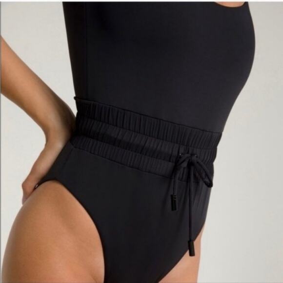 NWT Good American Waist Framer One-Piece Swimsuit in Black S - Picture 5 of 11